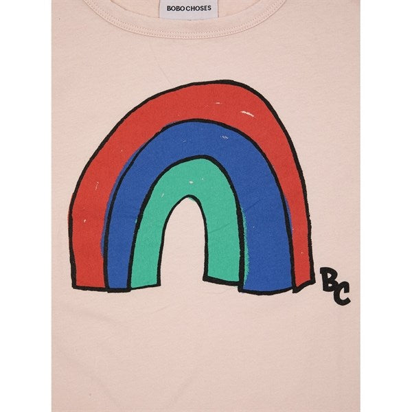 Bobo Choses Rainbow T-Shirt Light Pink 2