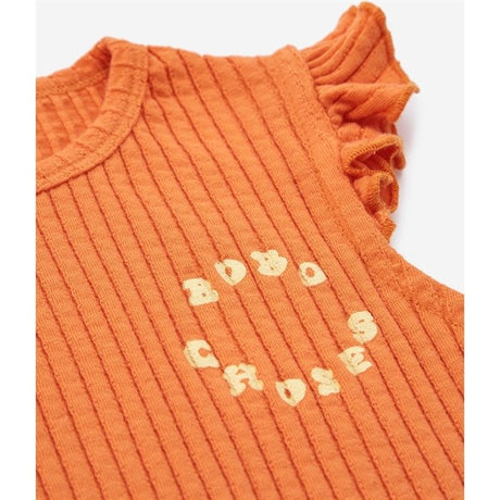 Bobo Choses Bobo Choses Circle Ruffled Tank Top Orange 2