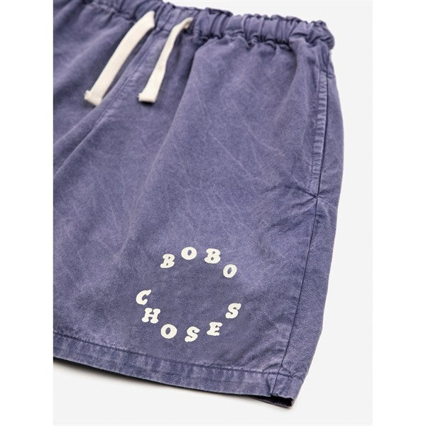 Bobo Choses Bobo Choses Circle Woven Bermuda Shorts Prussian Blue 4