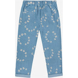 Bobo Choses Bobo Choses Circle All Over Denim Pants Light Blue 2