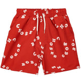 Bobo Choses Circle All Over Swim Bermuda Shorts Red