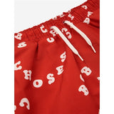 Bobo Choses Circle All Over Swim Bermuda Shorts Red 2