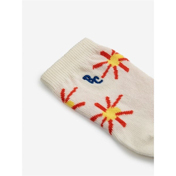 Bobo Choses Baby Sun All Over Short Socks Offwhite 2