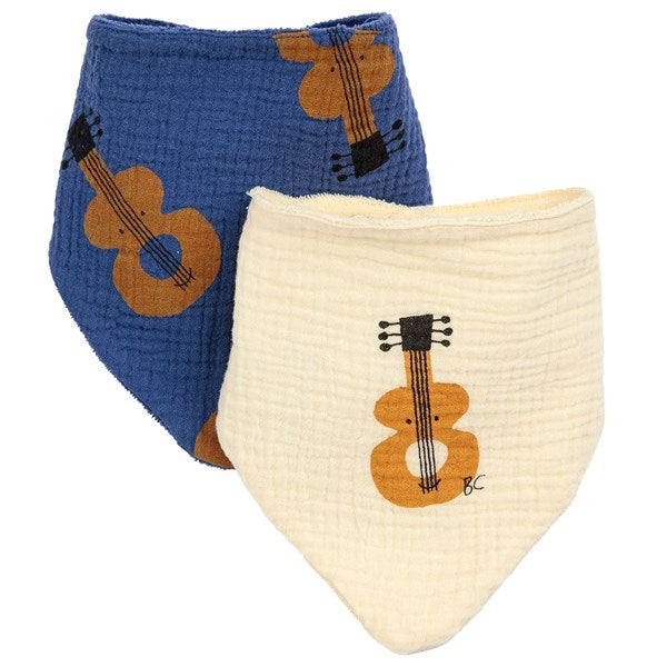 Bobo Choses Baby Acoustic Guitar Bib Blue