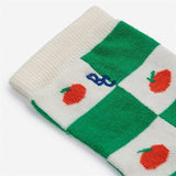 Bobo Choses Tomato All Over Short Socks Offwhite 3