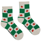 Bobo Choses Tomato All Over Short Socks Offwhite