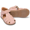 Pom Pom Starter Sandal Velcro Rose