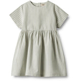 Wheat Aquablue Stripe Dress Esmaralda