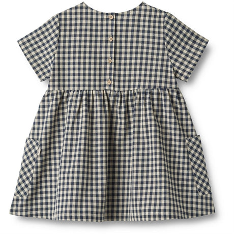 Wheat Blue Check Dress Ayse 2