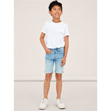 Name it Light Blue Denim Silas Slim Denim Shorts Noos 2