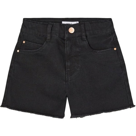 Name it Black Denim Rose Mom Denim Shorts Noos