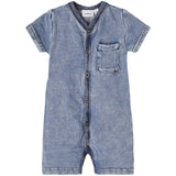 Name It Medium Blue Denim Shorts Suit