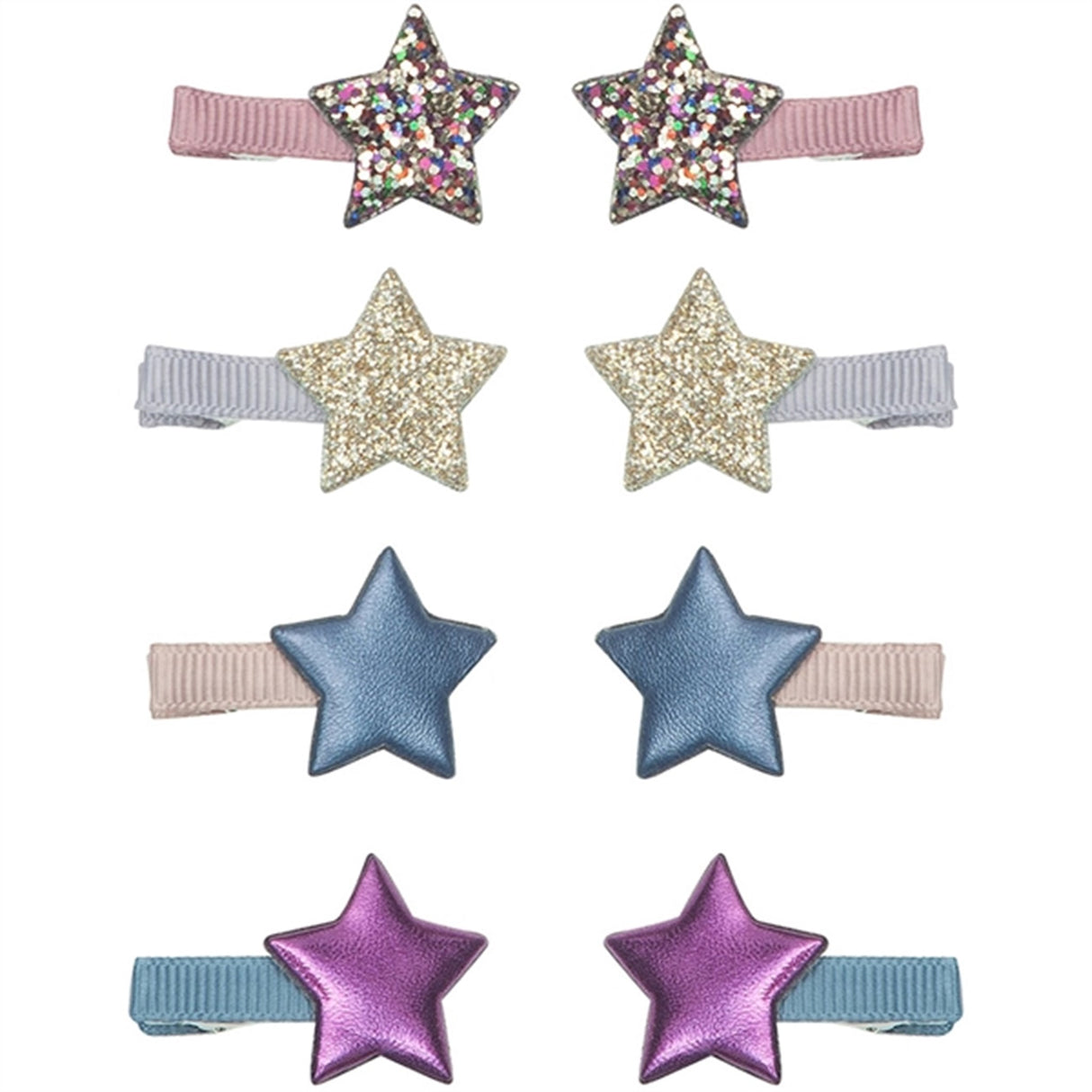 Mimi & Lula 8 Hair Clips Mini Star Ziggy