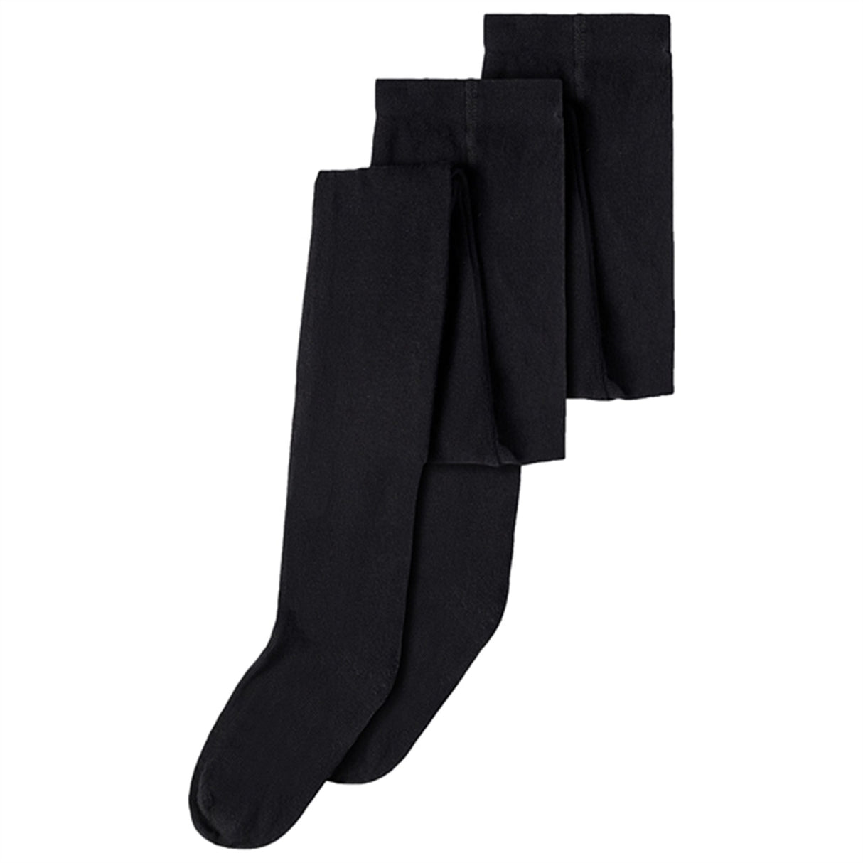 Name it Black Solid Tights 2-pack Noos