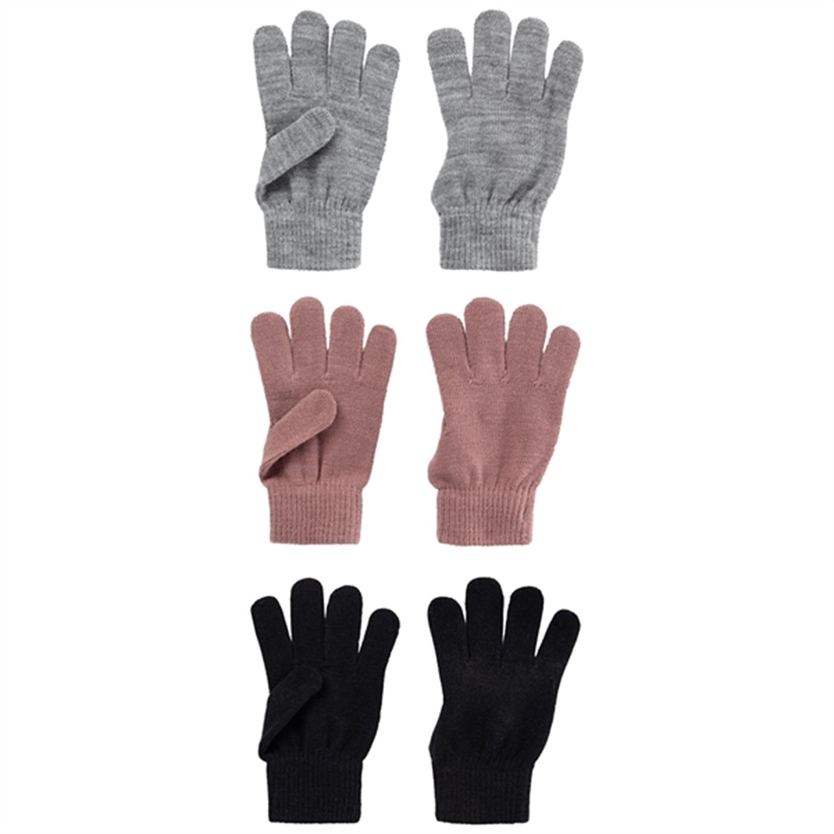 Name it Wistful Mauve Gloves Magic 3-pack Noos