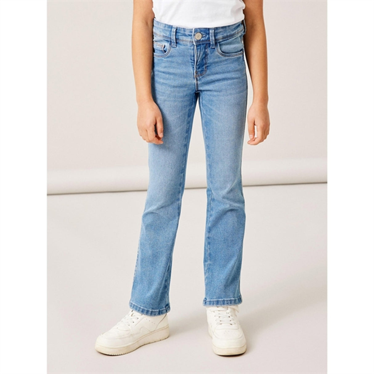 Name it Medium Blue Denim Polly Skinny Boot Jeans Noos