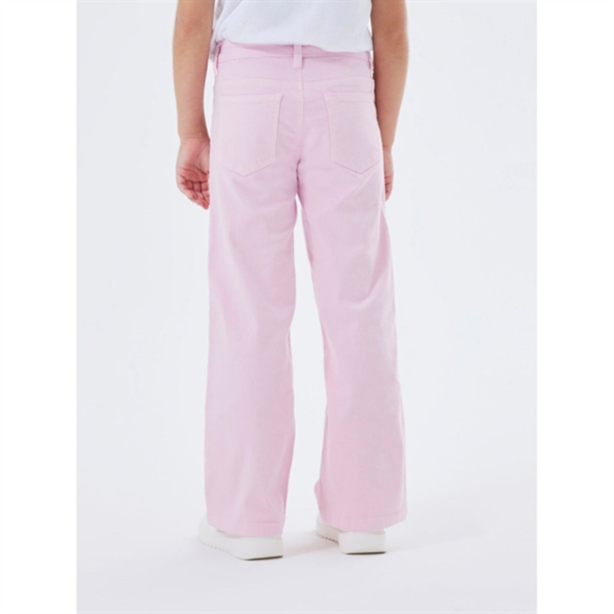 Name it Parfait Pink Rose Wide Twill Pants Noos 3