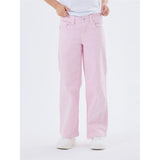 Name it Parfait Pink Rose Wide Twill Pants Noos 2