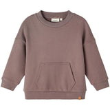 Lil' Atelier Plum Truffle London Oversize Sweatshirt