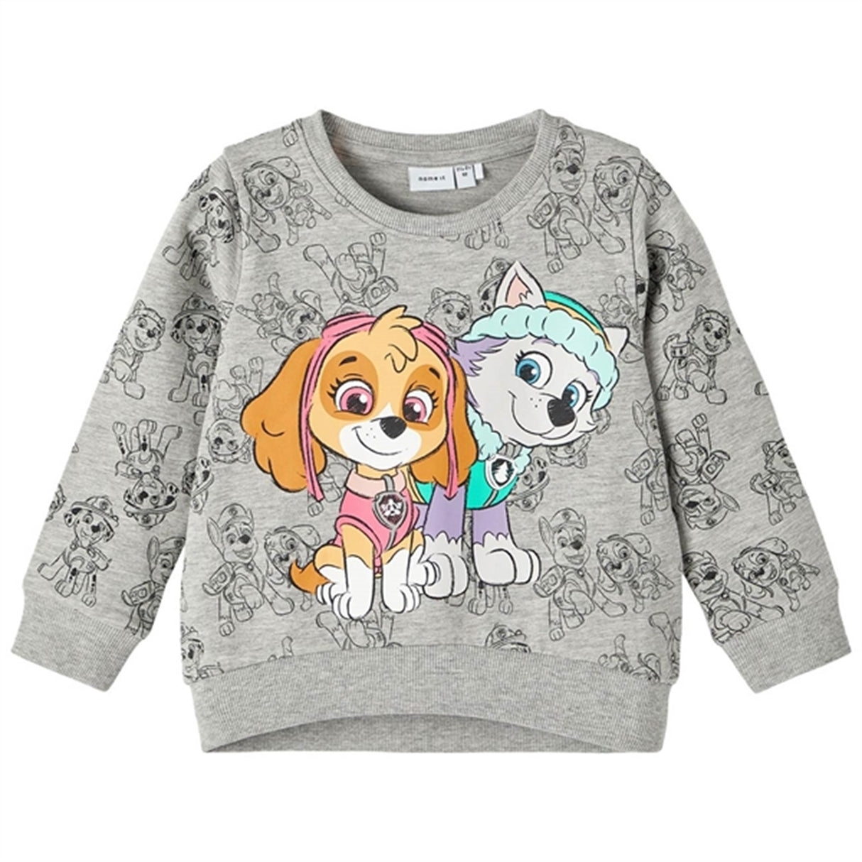 Name it Grey Melange Jam Paw Patrol Sweatshirt