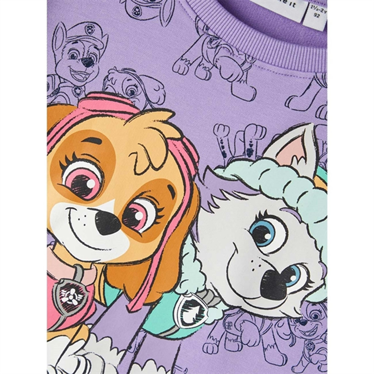 Name it Sand Verbena Jam Paw Patrol Sweatshirt 2