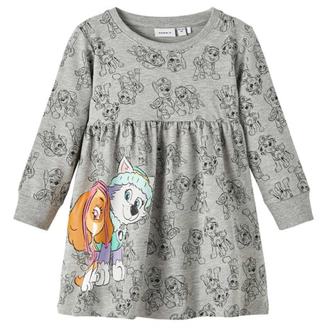 Name it Grey Melange Jam Paw Patrol Sweat Dress