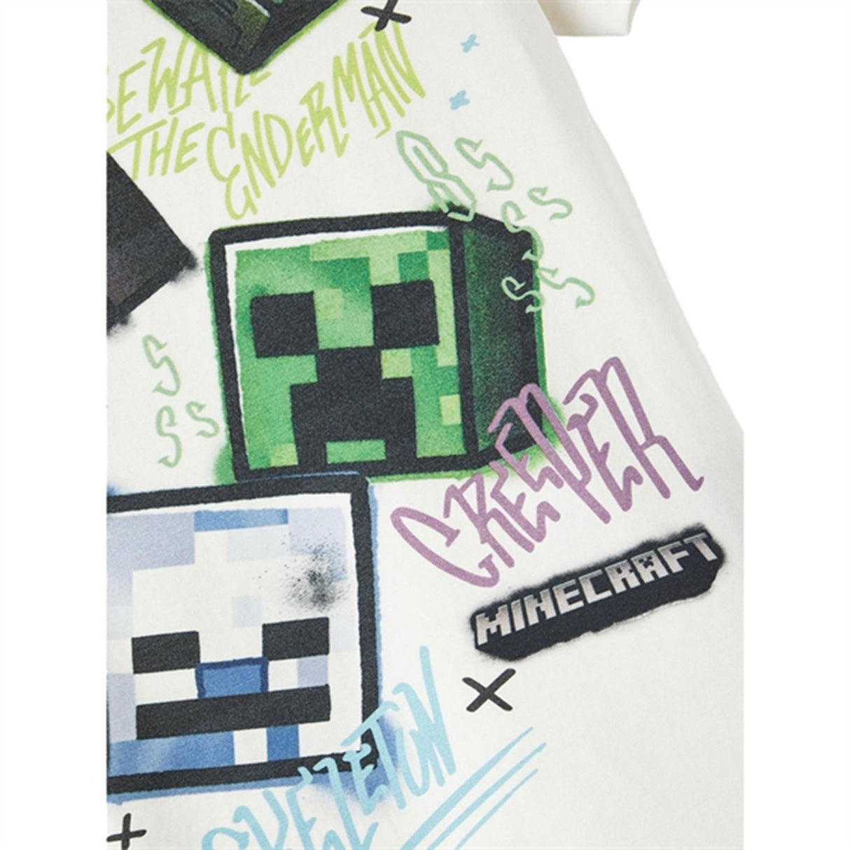 Name it White Alyssum Dagfin Minecraft T-shirt 2