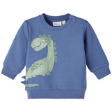 Name it Bijou Blue Tas Dinosaur Sweatshirt