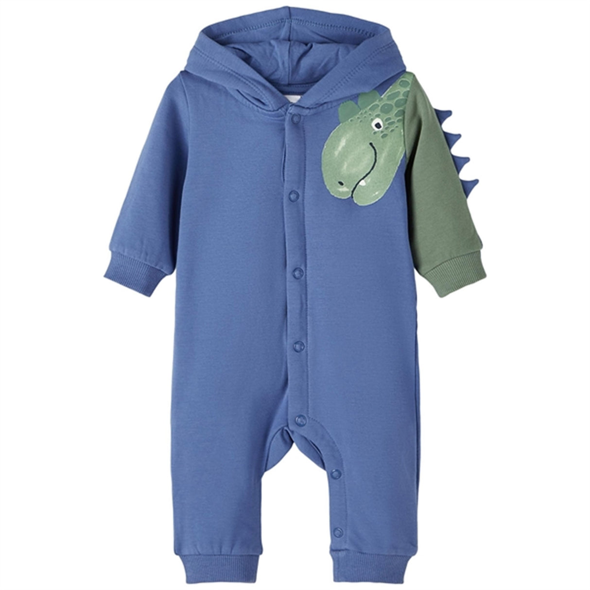 Name it Bijou Blue Tas Dinosaur Sweat Jumpsuit