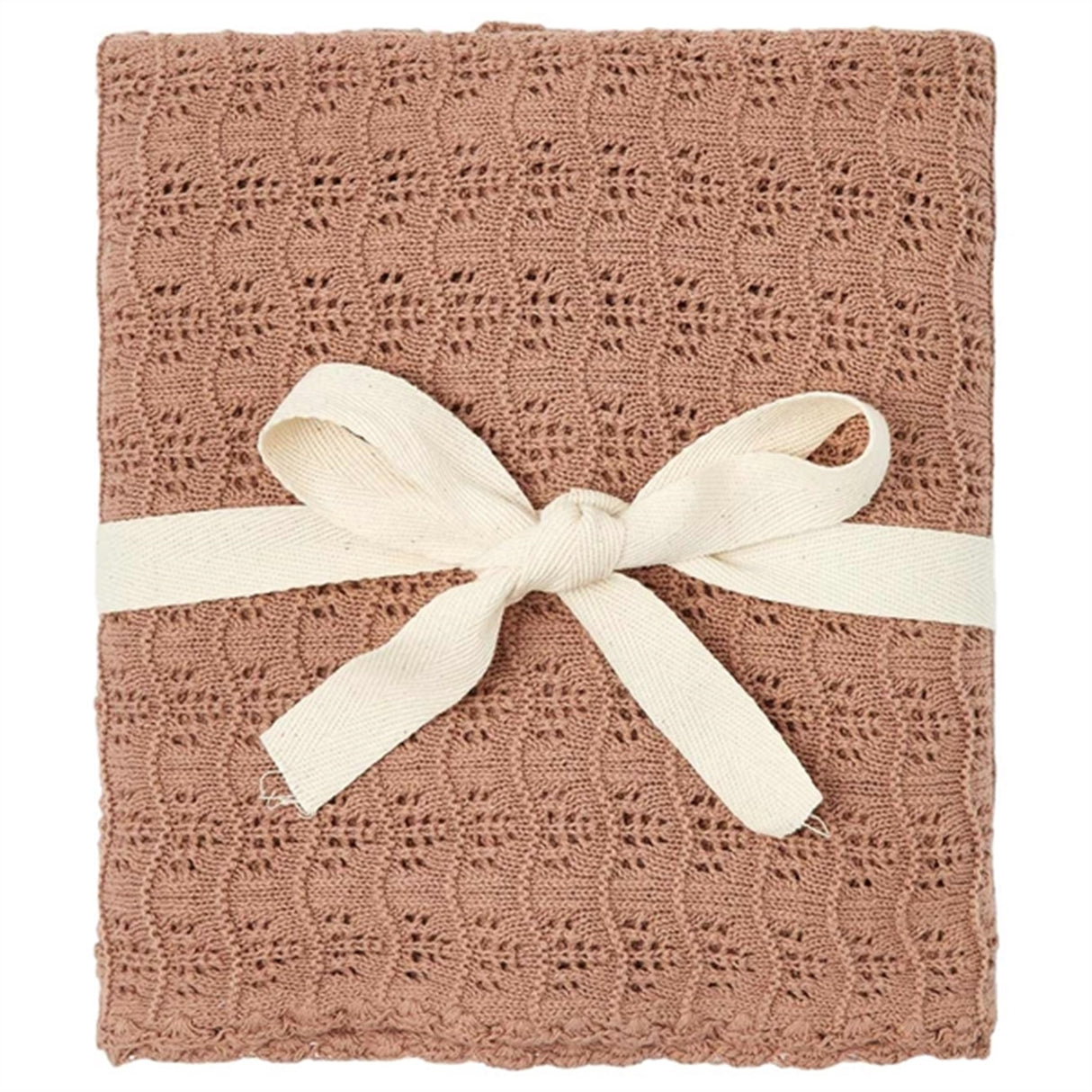 Lil'Atelier Mocha Mousse Dova Knit Blanket 3