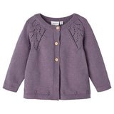 Name it Purple Sage Duline Knit Cardigan