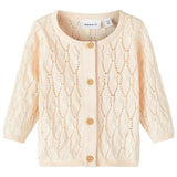 Name it Créme De Pêche Falille Knit Cardigan