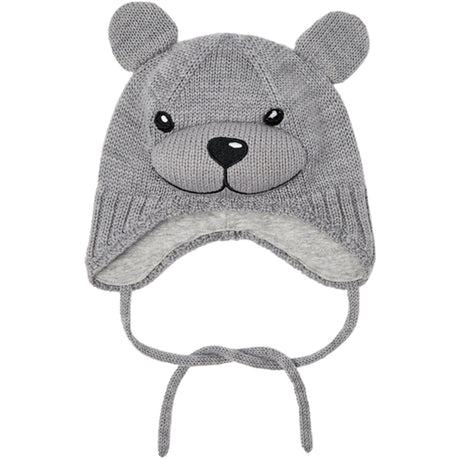 Name it Grey Melange Runi Wool Knit Hat