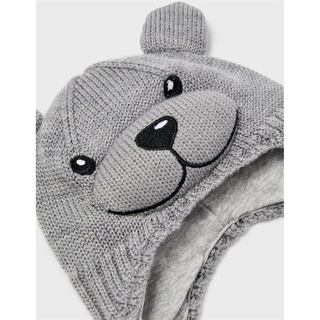 Name it Grey Melange Runi Wool Knit Hat 2