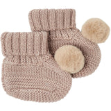 Name it Sphinx Wrilla Wool Knit Slippers With Pom Pom