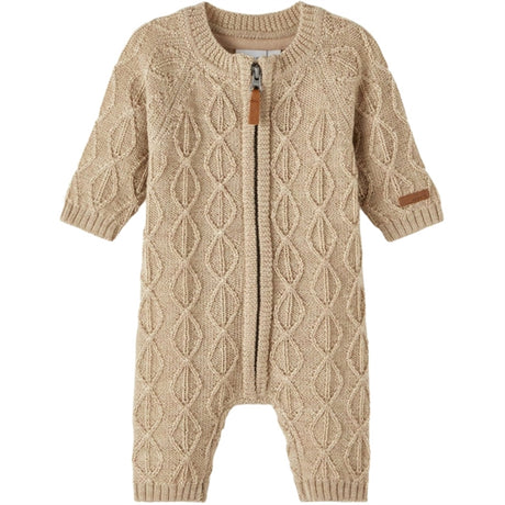 Name it White Pepper Wrilla Wool Knit Onesie