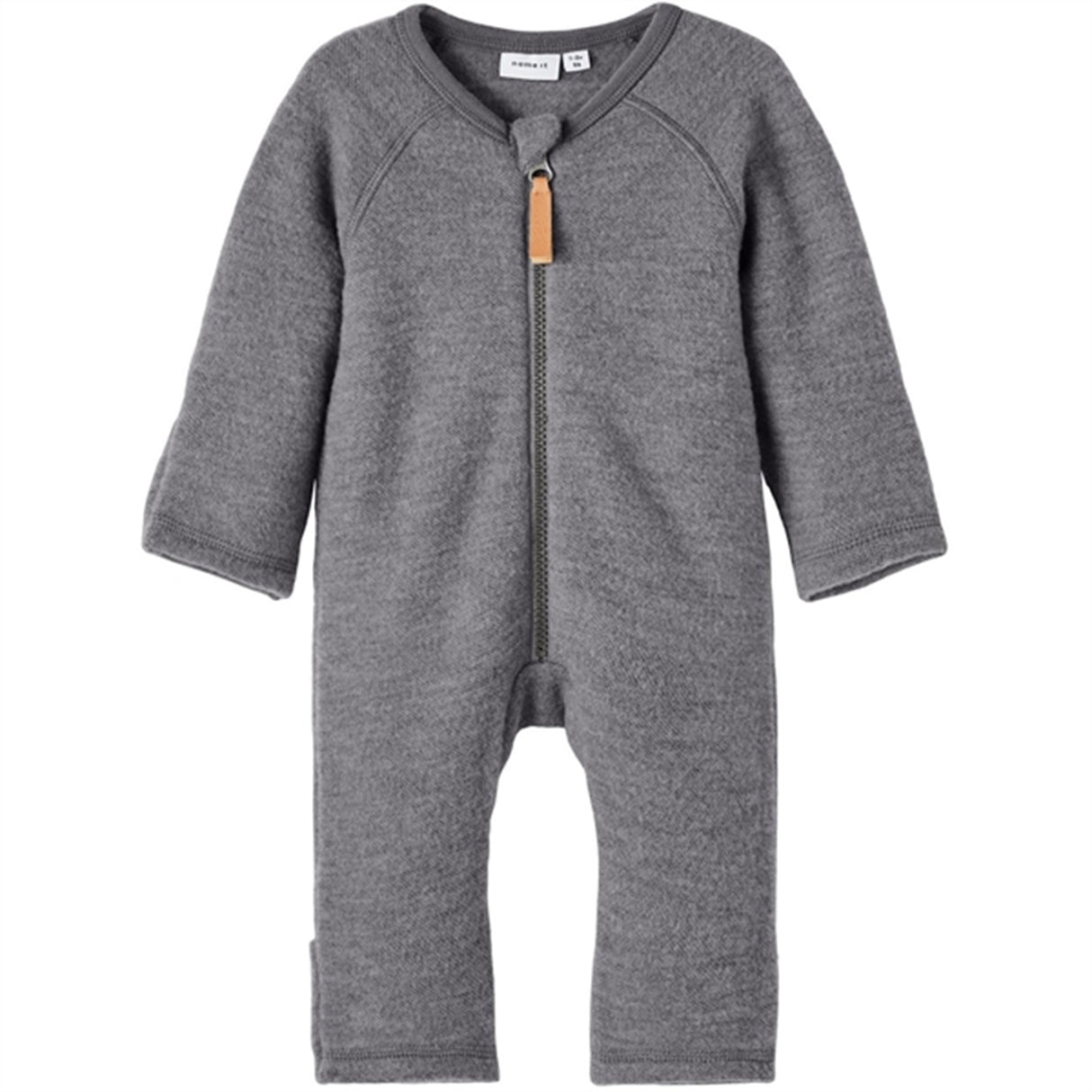 Name it Silver Filigree Wmino Wool Onesie