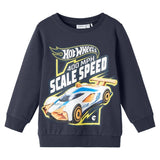 Name it Dark Sapphire Fonsie Hotwheels Sweatshirt