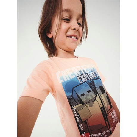 Name it Peach Nectar Major Minecraft T-Shirt 2