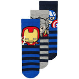 Name it Dark Sapphire Junni Marvel 3-Pack Socks