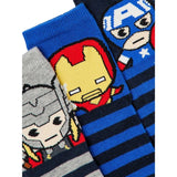 Name it Dark Sapphire Junni Marvel 3-Pack Socks 2