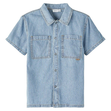 Name it Light Blue Denim Stripe Denim Shirt