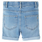 Name it Light Blue Denim Silas Slim Denim Shorts 3