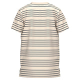 Name it Whitecap Gray Dark Sapphire Stripes Voby T-Shirt 2