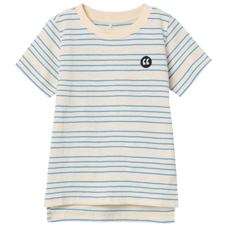 Name it Whitecap Gray All Aboard Stripes Voby T-Shirt