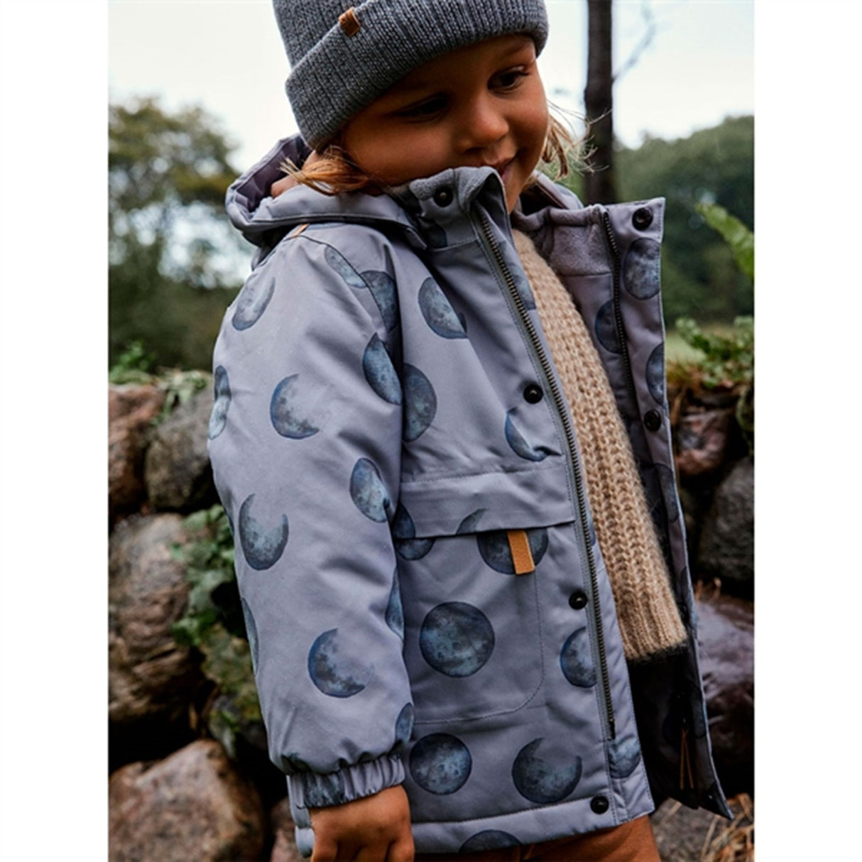 Lil'Atelier Wet Weather Lasnow Jacket AOP 3