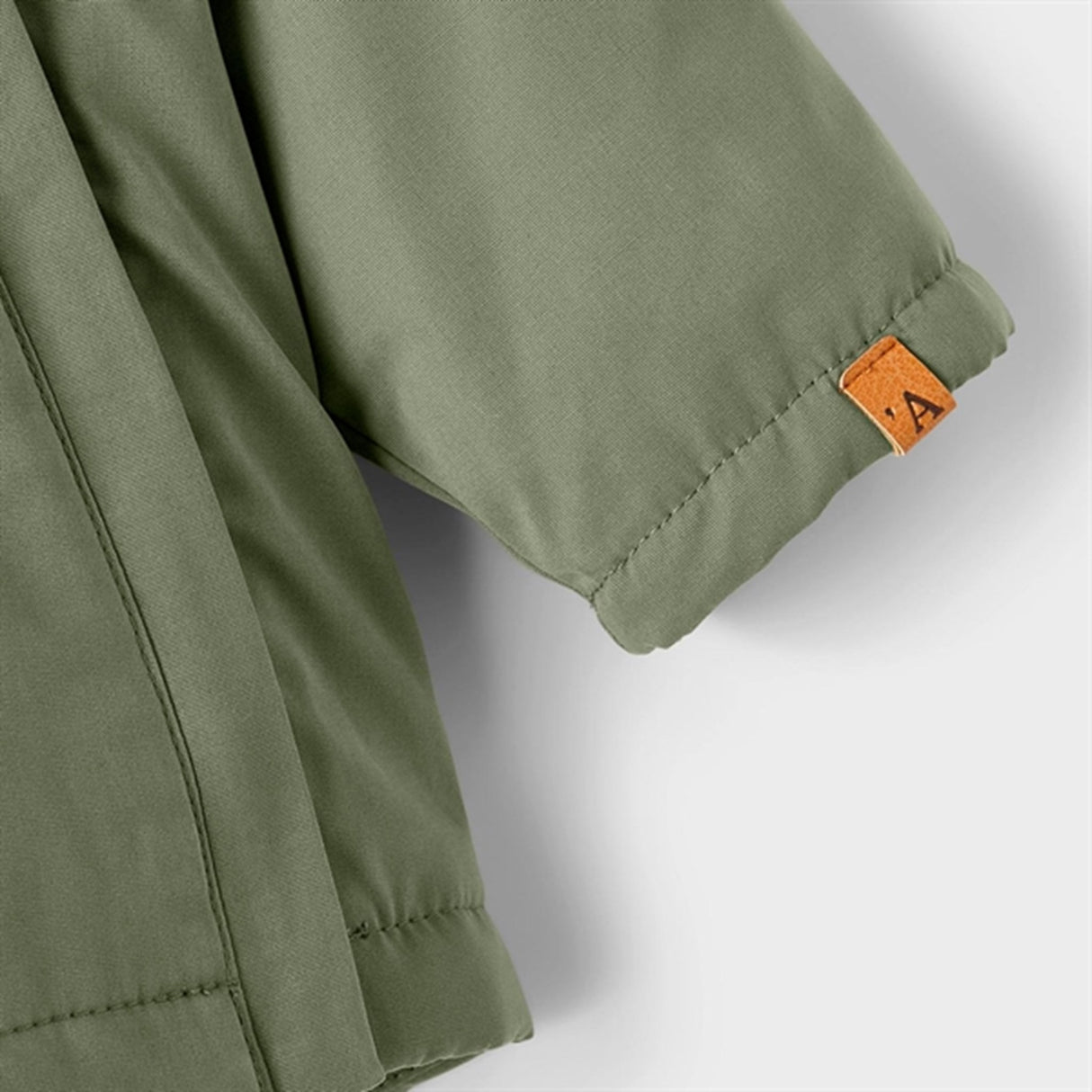 Lil'Atelier Oil Green Golan Loose Jacket 4