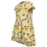 Name it Double Cream Lemon AOP Vigga Dress 3