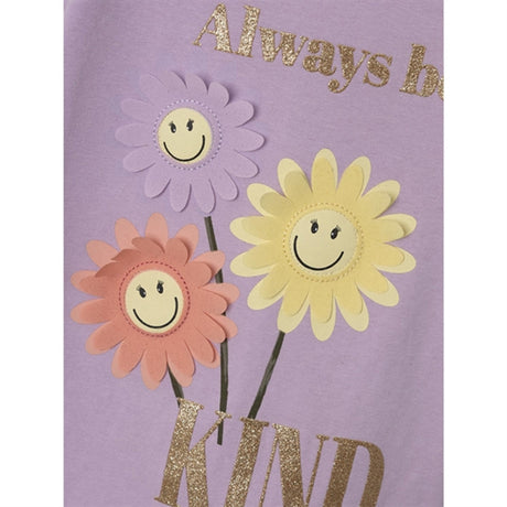 Name it Orchid Bloom Farna Happy T-Shirt 2