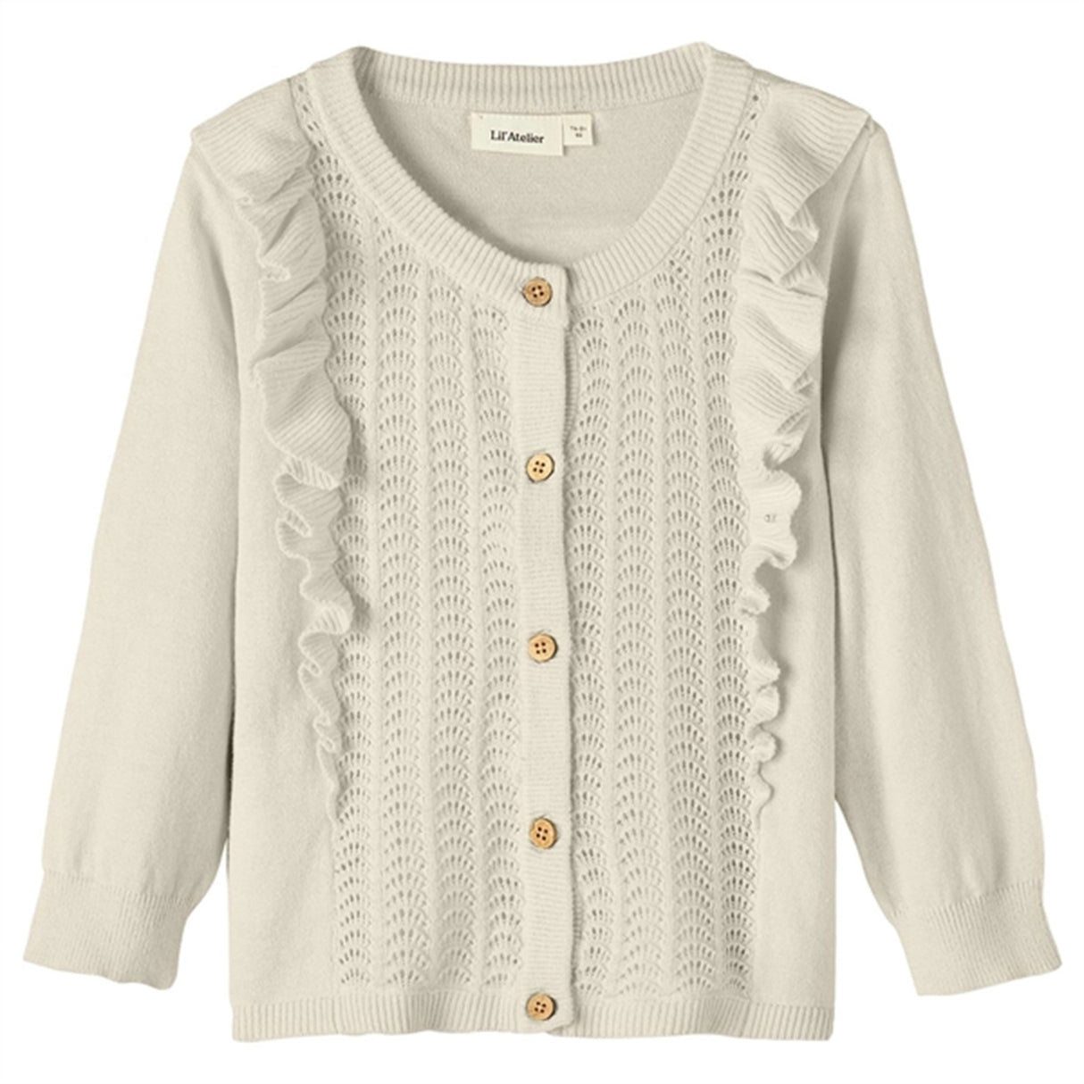 Lil'Atelier Turtledove Hija Knit Cardigan